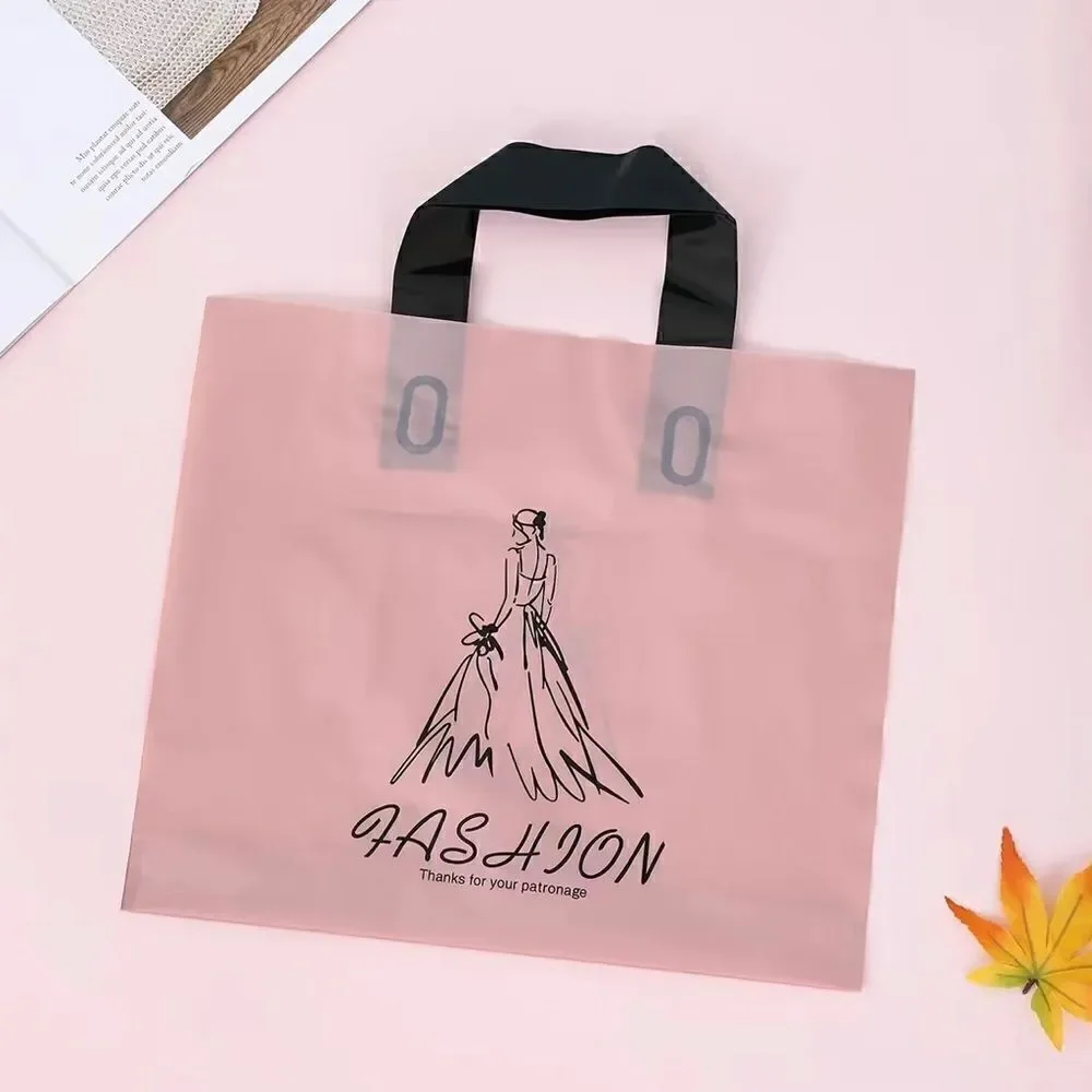 Pink plastic bag 5pcs